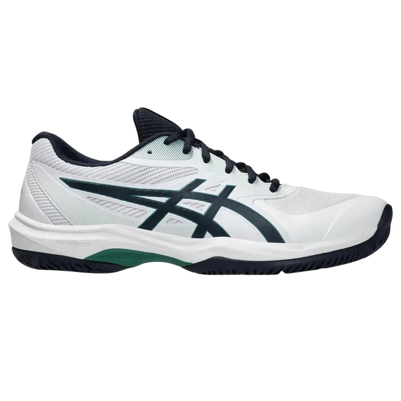 tenis asics gel-game ff blanco midnight para hombre en cancha dura