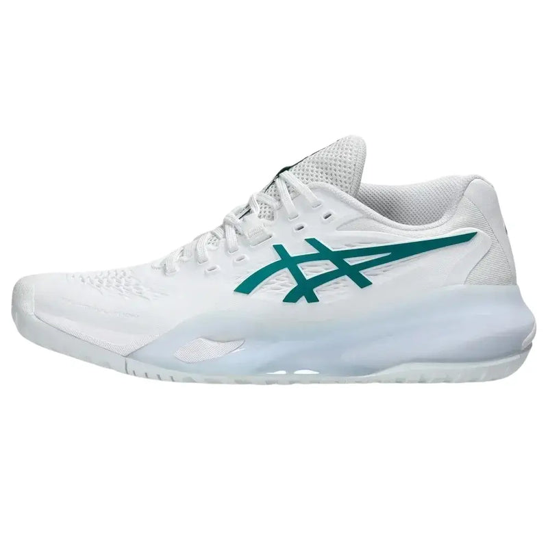 calzado tenis profesional asics gel resolution x blanco para mujer
