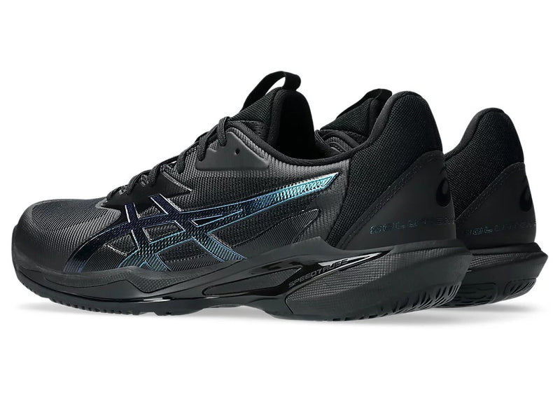 tenis asics solution speed ff 3 negros ligeros y transpirables