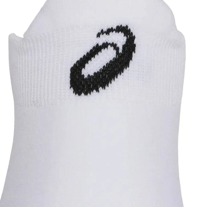 calcetas deportivas tobilleras blancas asics con ajuste ergonómico