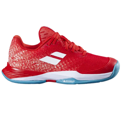 babolat jet mach 3 junior niña tenis rojo celeste para múltiples superficies