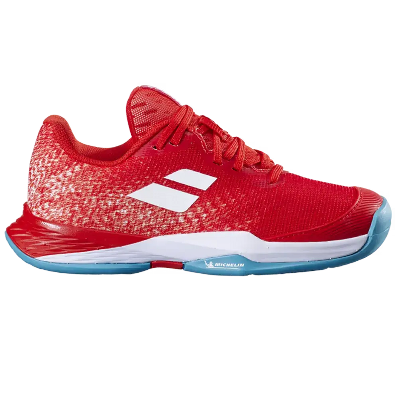 babolat jet mach 3 junior niña tenis rojo celeste para múltiples superficies