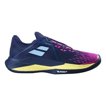 tenis babolat propulse fury 3 all court hombre azul marino y rosa para tenis