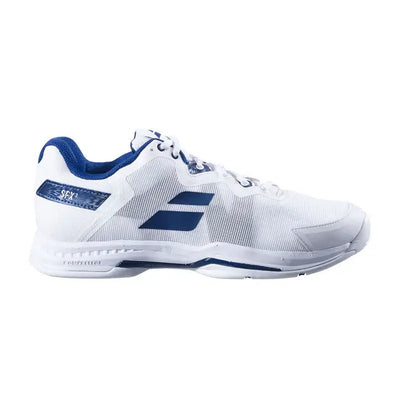 tenis babolat sfx3 all court blanco navy para hombre en cancha dura