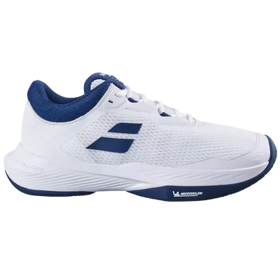 calzado babolat sfx 4 hombre padel estilo blanco azul marino clay