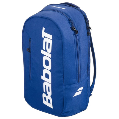 mochila babolat backpack court lite negra para padel con logo iridiscente