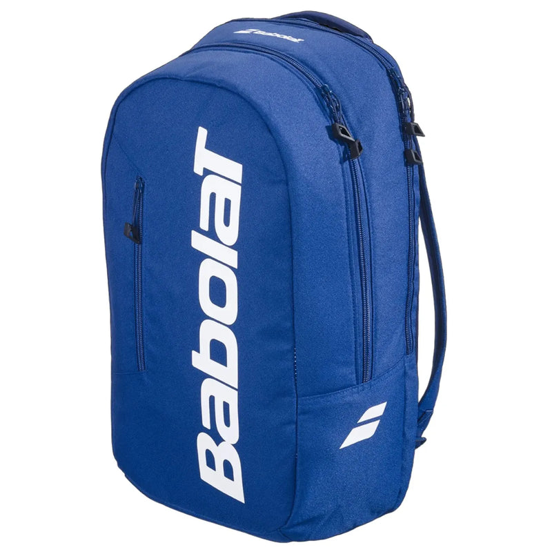 mochila babolat backpack court lite negra para padel con logo iridiscente