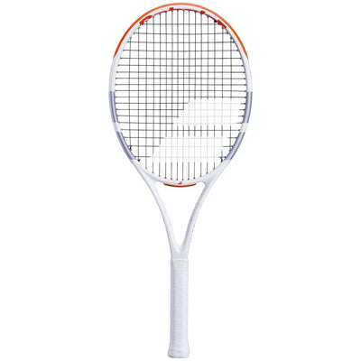 raqueta babolat evo strike 2024 diseño blanco y negro para tenis