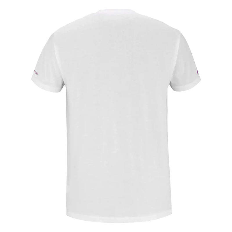 camiseta babolat juan lebrón estate blue heather con logo en mangas