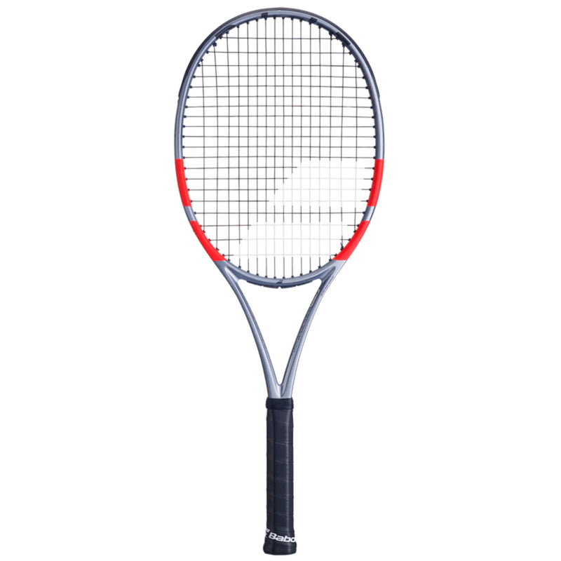 raqueta babolat pure strike 100 16x20 gen4 sin encordar blanca gris roja