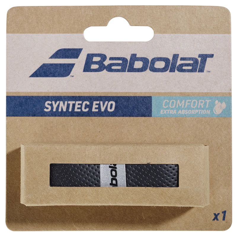 grip babolat syntec evo acolchado de 2.1 mm para mayor confort y agarre