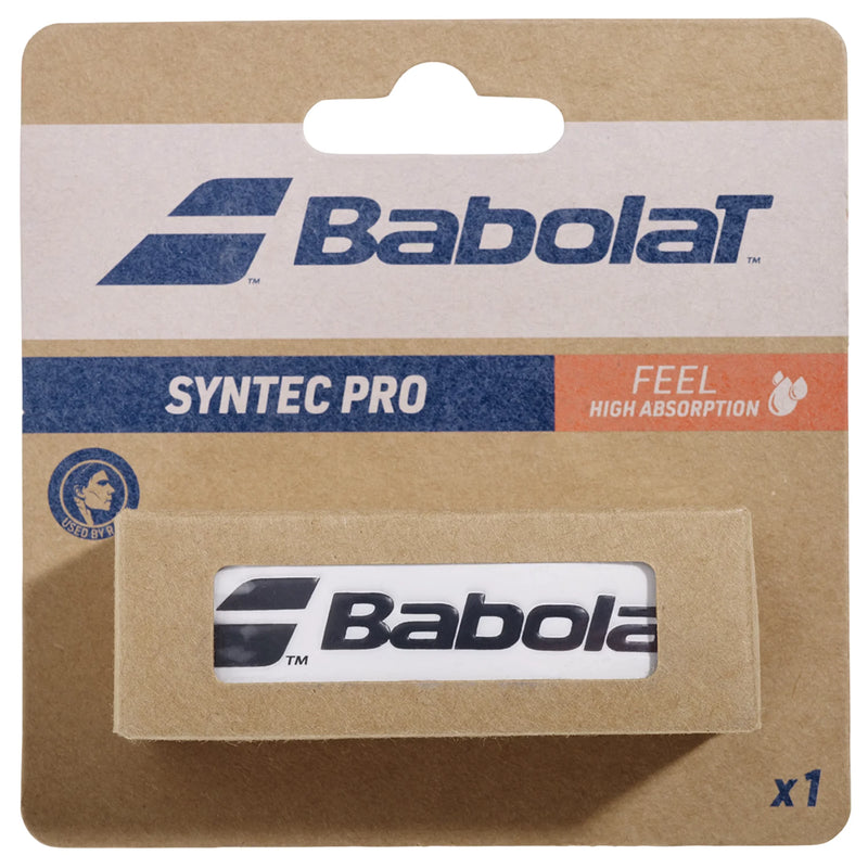 grip babolat syntec pro negro de 1.9 mm para control profesional