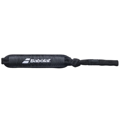 cordón babolat wrist strap negro desmontable para raquetas smart buttcap