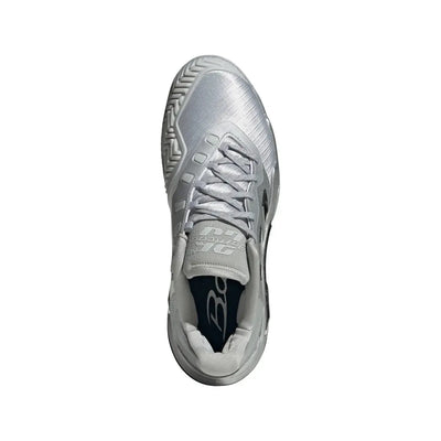 calzado deportivo adidas barricade 13 edición plata para cancha dura