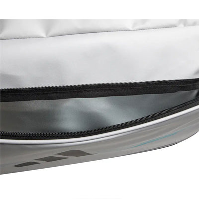 bolsa adidas pádel protour 3.4 blanca con protección térmica para raquetas
