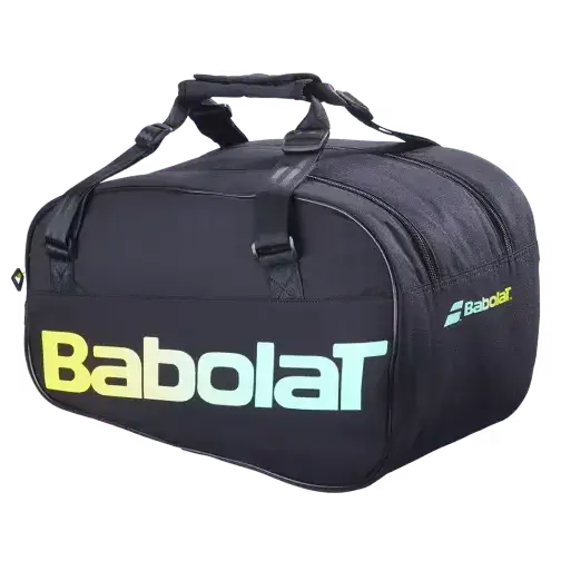 bolso deportivo babolat con cremallera lateral y asas de poliéster