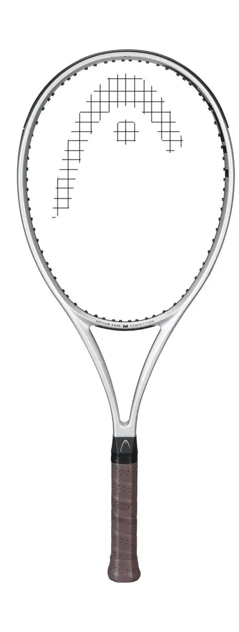 raqueta head boom mp arthur ashe edición especial plateada inspirada en leyenda
