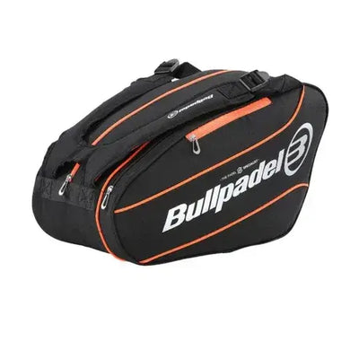 paletero bullpadel tour negro rojo ligero y resistente para pádel