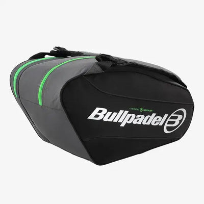 paletero bullpadel tour gris medio con logo bullpadel grande en lateral