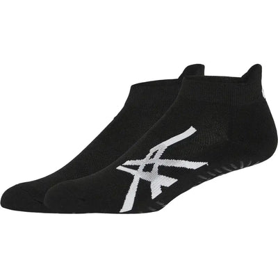 calcetas deportivas negras asics con tracción para cancha de tenis