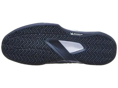  tenis babolat gris blanco modelo fury 3 para canchas de arcilla