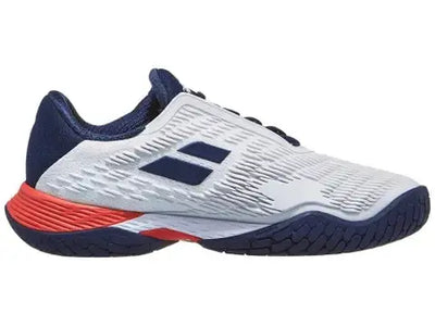 calzado tenis profesional babolat fury 3 white estate blue