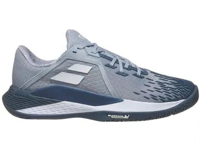 calzado babolat propulse fury 3 para tenis gris blanco suela duradera