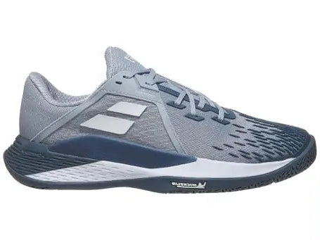 calzado babolat propulse fury 3 para tenis gris blanco suela duradera
