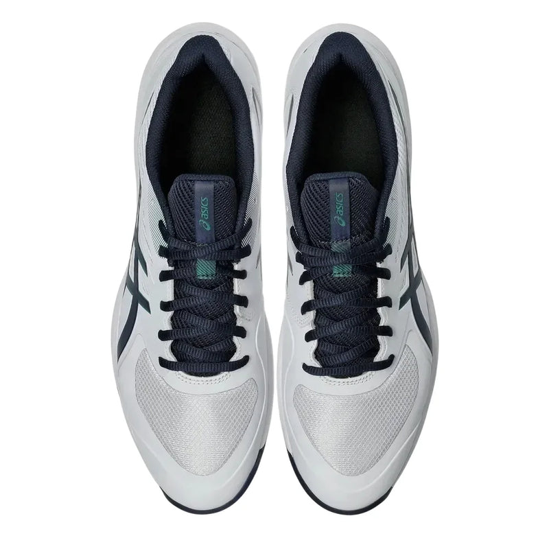 calzado deportivo asics gel-game ff blanco midnight uso en pista dura