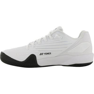 calzado blanco yonex mujer con suela round sole y diseño estilizado