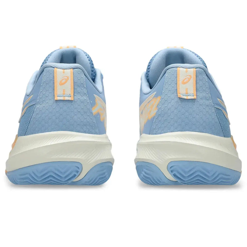 tenis padel mujer asics gel-challenger 15 con suela aharplus de alta durabilidad