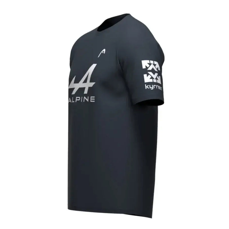 camiseta negra deportiva head con nombre coello en la espalda
