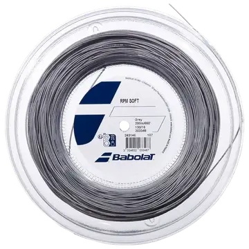 cordaje babolat rpm soft gris 1.30 mm 200 m monofilamento tenis