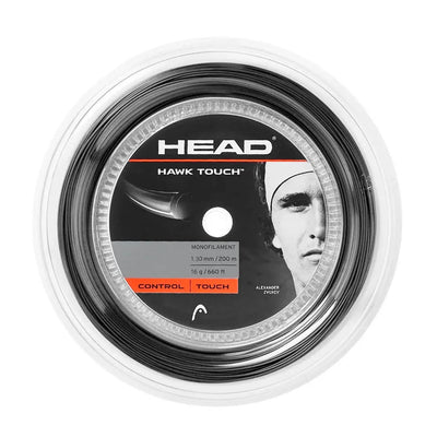 cordaje head hawk touch negro 1.30 mm 200 m monofilamento para tenis