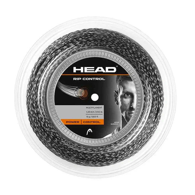 cordaje head rip control negro 1.30 mm bobina 200 m tenis control y efecto