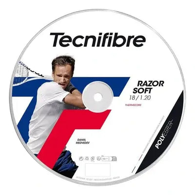 cuerda tenis tecnifibre razor soft 18 con balance ideal de control y confort