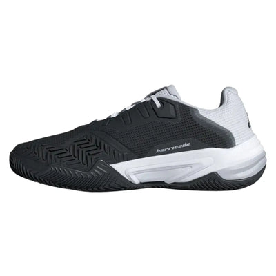 calzado padel adidas courtjam 3 negro con detalles plateados