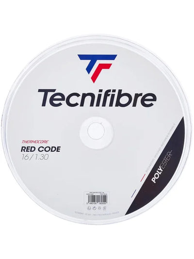 cuerda tecnifibre red code 16 1.30 rojo rollo de poliéster duradero