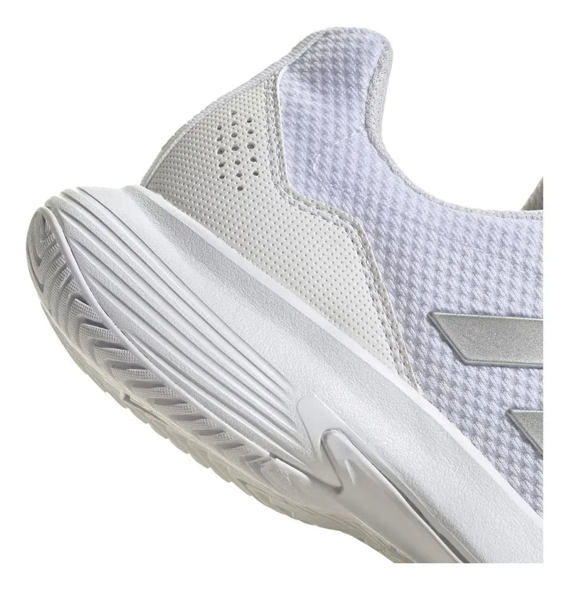 Tenis Adidas Gamecourt 2 Mujer Blanco/Plata para Tenis