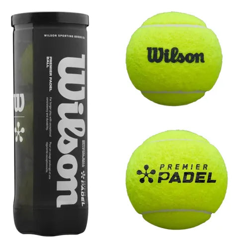 PELOTA WILSON PREMIER PADEL C/3 PZS