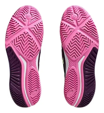 TENIS ASICS GEL RESOLUTION 9 PADEL WOMEN DEEP MAUVE/LIME GREEN