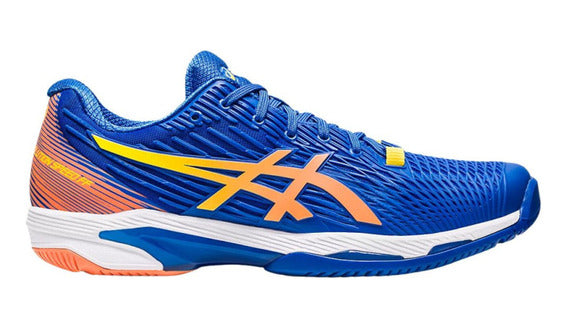 TENIS ASICS SOLUTION SPEED FF 2 AZUL/NARANJA – tennisexpressmx