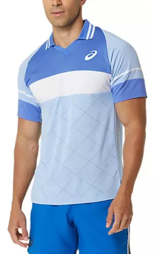 CAMISA ASICS MEN MATCH ACTIBREEZE SS TOP AZUL