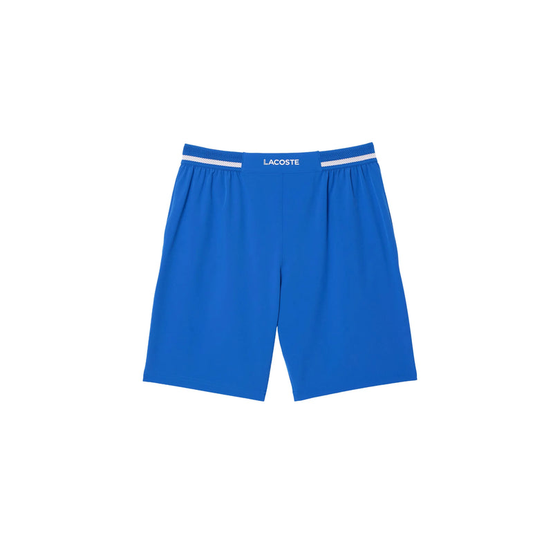 Short Lacoste Ultra Dry Azul x Novak Djokovic para Tenis Caballero