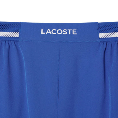 Short Lacoste Ultra Dry Azul x Novak Djokovic para Tenis Caballero
