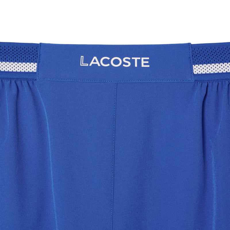 Short Lacoste Ultra Dry Azul x Novak Djokovic para Tenis Caballero