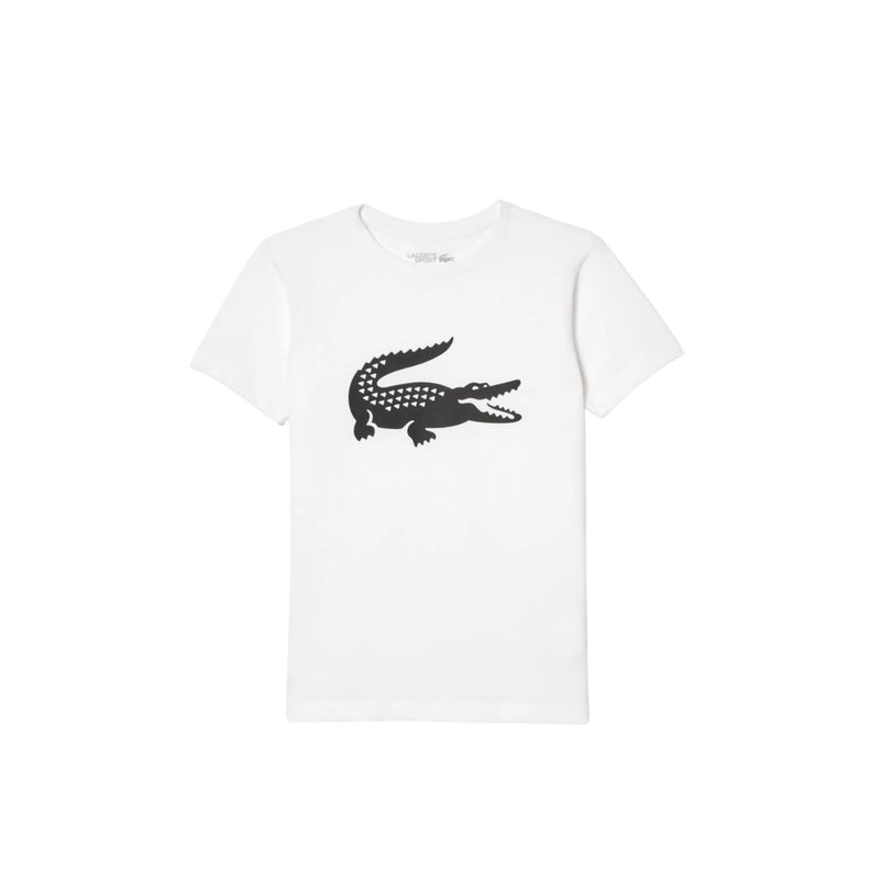Playera Lacoste Oversized Blanco para Tenis Juvenil