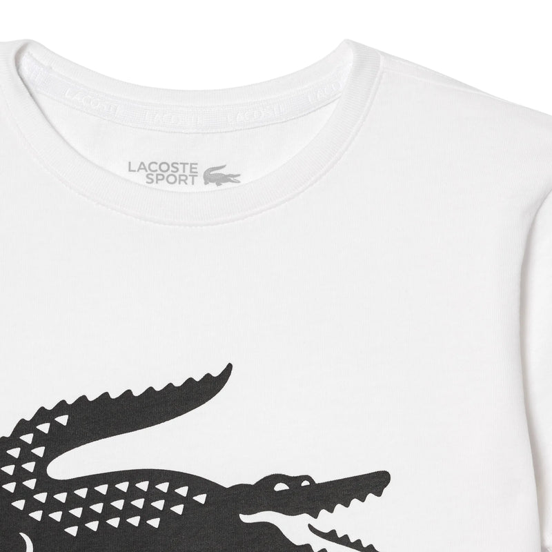 Playera Lacoste Oversized Blanco para Tenis Juvenil