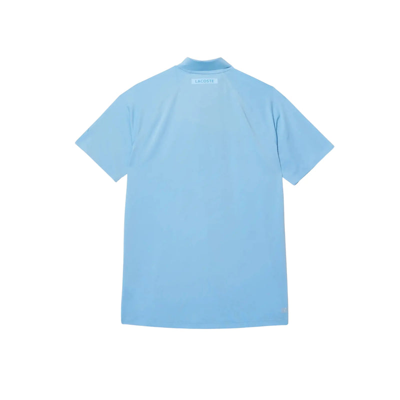 Polo Lacoste Novak Djokovic Ultra Dry Azul para Tenis