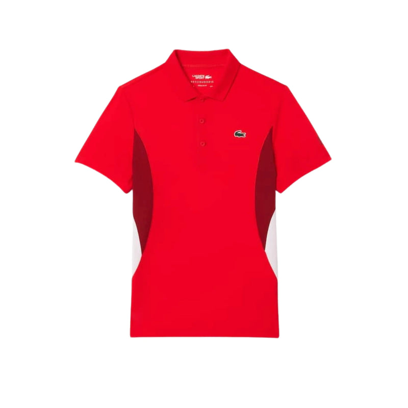 Polo Lacoste Novak Djokovic Ultra-Dry Rojo para Tenis